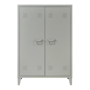 Armadio metallico Oripää - 110x75x33cm - Grigio scuro
