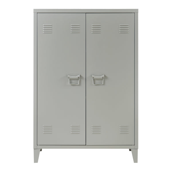 Armadio metallico Oripää - 110x75x33cm - Grigio scuro