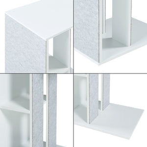 Tavolino laterale con superficie antigraffio Ljungby Bianco [en.casa]