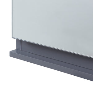 Specchio contenitore Overath 60x20x50 cm Grigio [en.casa]