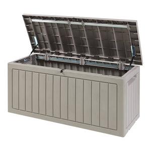 Scatola portaoggetti Filetto 124x52,5x57 cm Beige [casa.pro]