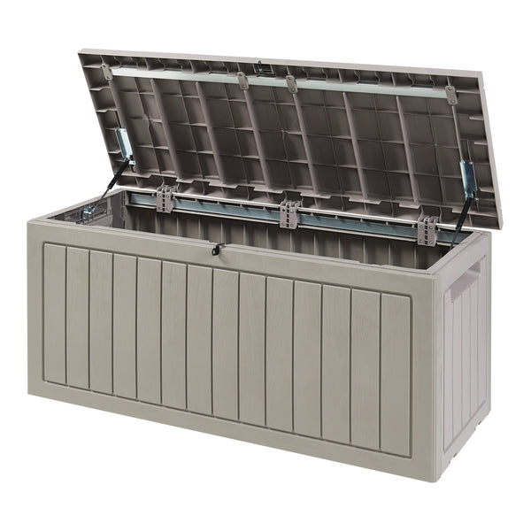 Scatola portaoggetti Filetto 124x52,5x57 cm Beige [casa.pro]