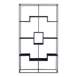 Scaffale da Terra Råde 180 x 100 x 35 cm - Nero [en.casa]