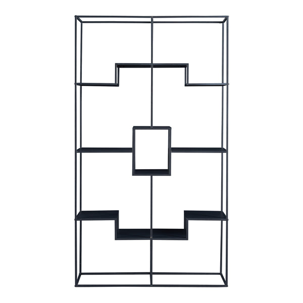 Scaffale da Terra Råde 180 x 100 x 35 cm - Nero [en.casa]