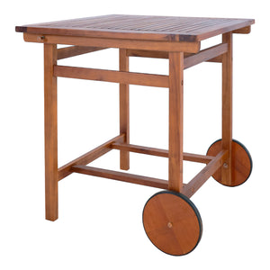 Set di mobili da giardino Ancarano 5 pz. Legno di acacia certificato FSC® [en.casa]