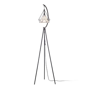 Lampada da terra Austell Metallo 171cm Nero/Bianco [lux.pro]