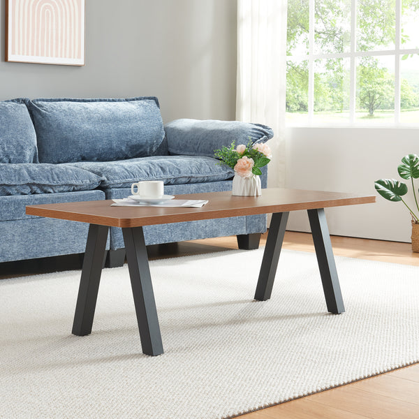 Struttura del tavolo set da 2 Mariager 42x40cm Nero [en.casa]