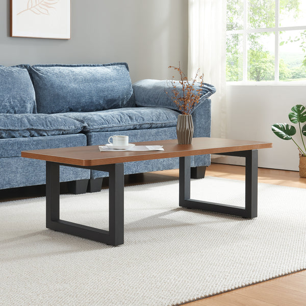 Set di 2 strutture per tavolo Lunderskov 35x50cm Nero [en.casa]