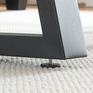 Struttura del tavolo set da 2 Lyngby 72x55/70cm Nero [en.casa]