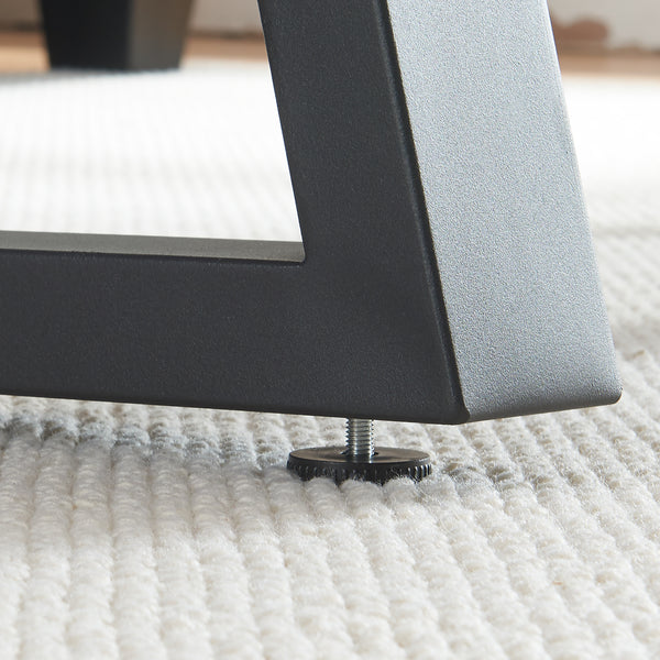 Struttura del tavolo set da 2 Lyngby 72x55/70cm Nero [en.casa]