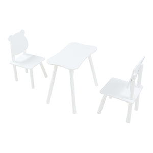 Set da bambini Panjang con design orsetto bianco [en.casa]
