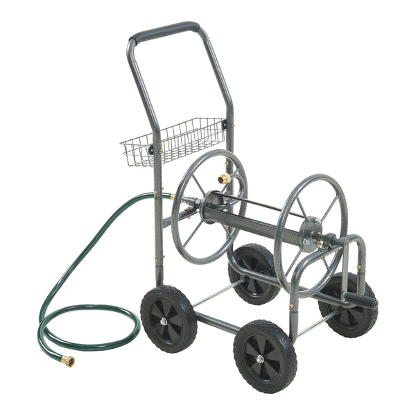 Carrello Avvolgitubo Gelibolu in Acciaio 84 x 48 x 93 cm pro.tec