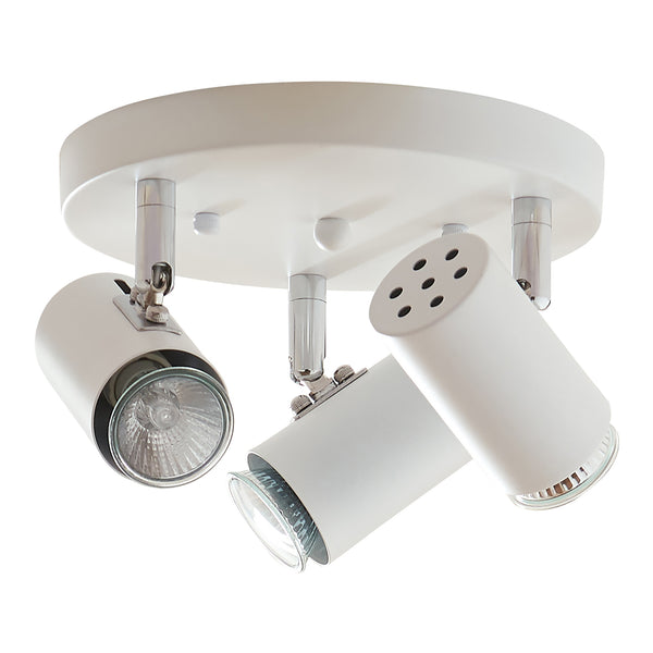 Plafoniera Bathgate 3 x GU10 Bianco [lux.pro]