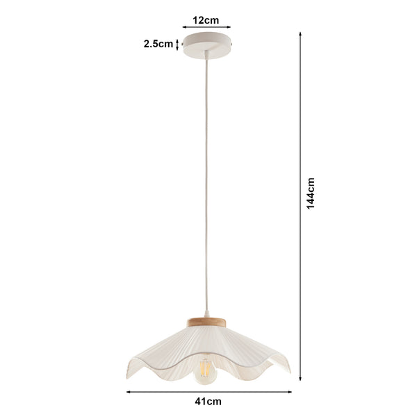 Lampada a sospensione Broadway Bianco [lux.pro]