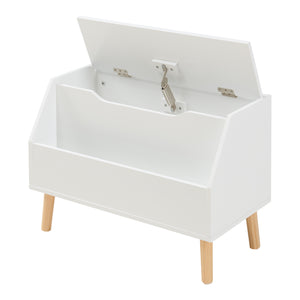 Cassa dei giocattoli Aavanrar 60x30x43 cm Bianco [en.casa]