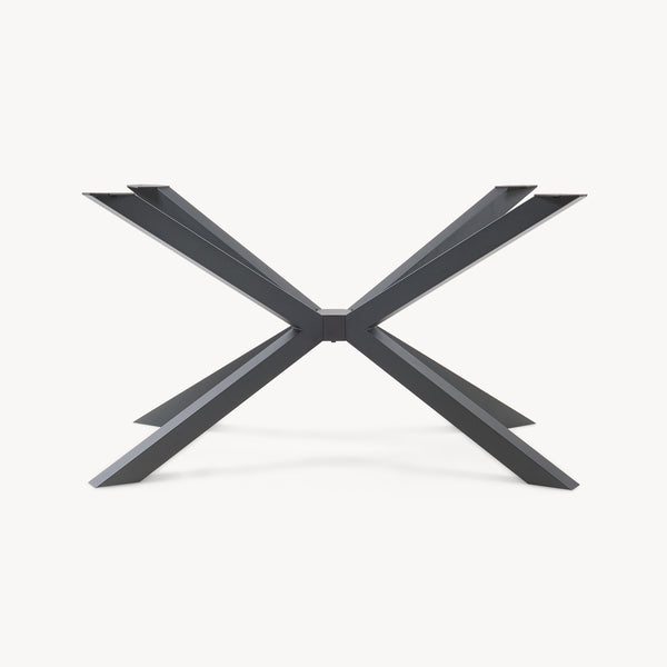 Struttura del tavolo Bemeenel 120x75x72 cm Acciaio Nero [en.casa]