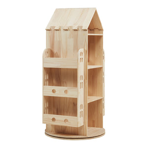 Libreria girevole per bambini Sanköre 122x64x43 cm Legno di pino naturale [en.casa]