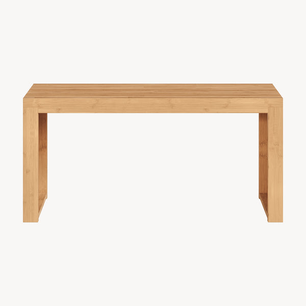 Panca da Scarpe Korjad Seduta in Bambù Naturale 90 x 33 x 43 cm [en.casa]