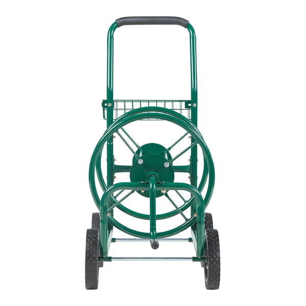 Carrello in metallo per tubo da 3/4' - fino a 60m di tubo - avvolgitubo per tubo da giardino [pro.tec]