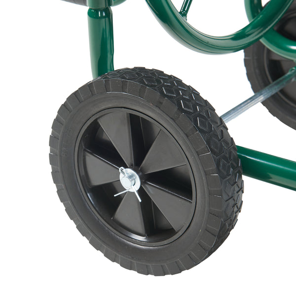 Carrello in metallo per tubo da 3/4' - fino a 60m di tubo - avvolgitubo per tubo da giardino [pro.tec]