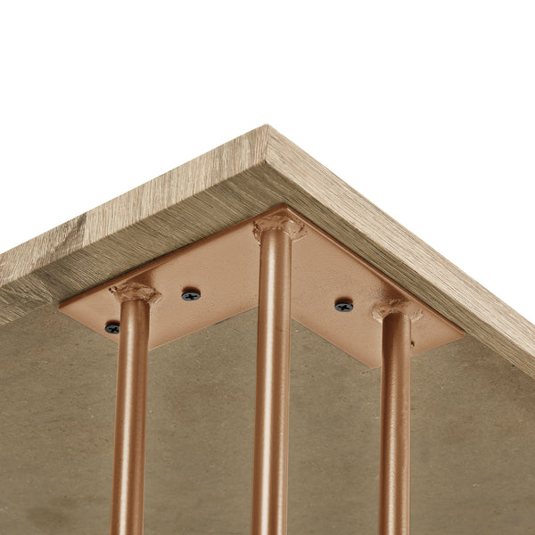 [en.casa] Hairpin Leg Gambe per tavolo in un set di 4  d´acciaio 
