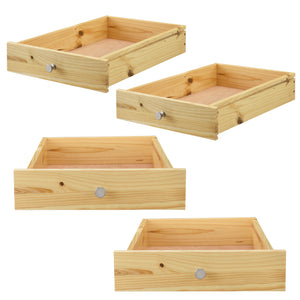 [en.casa] Cassetto per euro pallet perfettamente integrabile - in vari colori - 9,5cmx37,5cmx44,5 cm