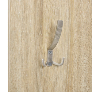 [en.casa] Mobile ingresso - Set arredo ingresso - Scarpiera, specchio, appendiabiti - Effetto faggio/bianco