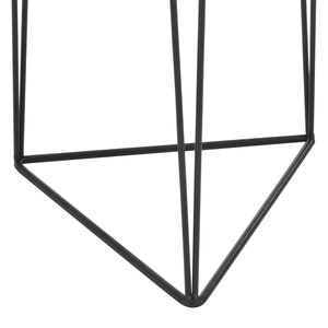 Set da 2 supporti per piante Roosdaal in metallo nero color ottone en.casa