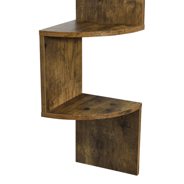 Mensola da parete Lysaker Zick Zack Noce [en.casa]