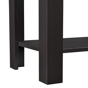 Tavolino laterale Chur 60 x 30 x 61,3 cm marrone en.casa