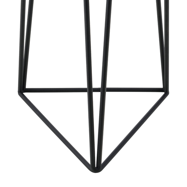 Portavaso Menen 2 pz. Nero-Oro en.casa