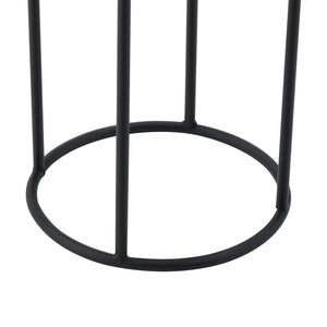 Supporto per vaso Manhay 2 pz. Nero-Oro en.casa