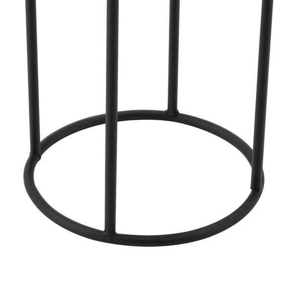 Supporto per vaso Manhay 2 pz. Nero-Oro en.casa