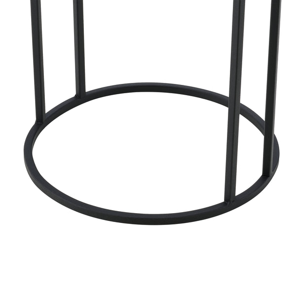 Portavaso Malmedy 2 pz. Nero-Oro en.casa