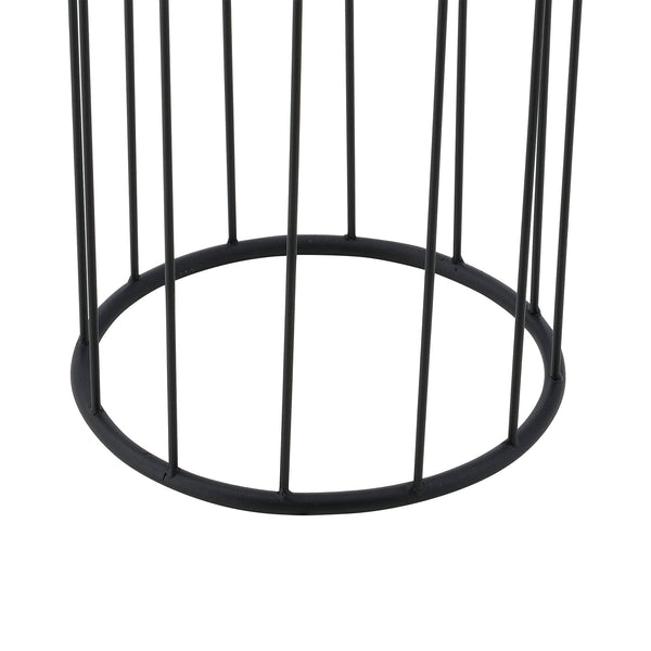 Portavaso Maaseik 2 pz. Nero-Oro en.casa