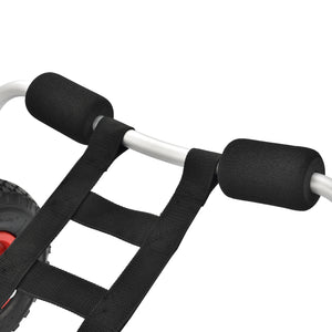 Carrello per kayak Drau 72x31x44cm Pieghevole in.tec