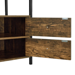 Tavolino Alstahaug con scomparti a sportello 59x45x40cm [en.casa]