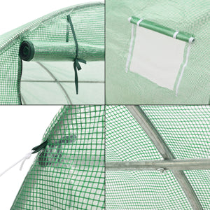 Tunnel per serra Dornbirn 300x300x200cm Pellicola a rete PE Verde [en.casa]