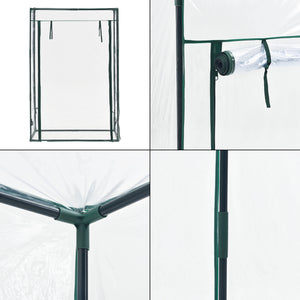 Serra per pomodori Terzigno 100x50x150cm Trasparente [en.casa]