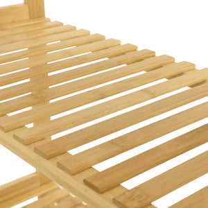 Scaffale in bambù Karlskoga 60x26x130cm legno naturale [en.casa]