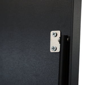 Specchio da terra Bugnara 160x40cm inclinabile Nero [en.casa]