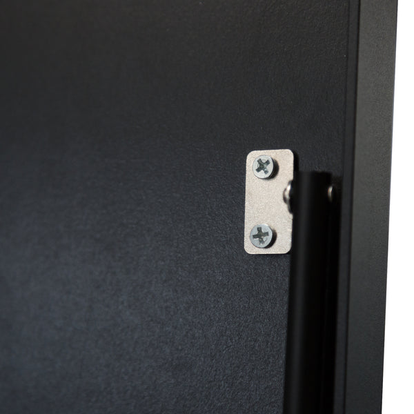 Specchio da terra Bugnara 160x40cm inclinabile Nero [en.casa]