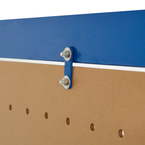 Banco da lavoro Berching struttura in acciaio 120x60x150cm Blu [in.tec]