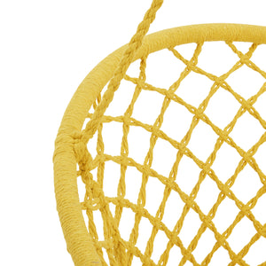 Sedia sospesa Jaina max. 120 kg Giallo [en.casa]