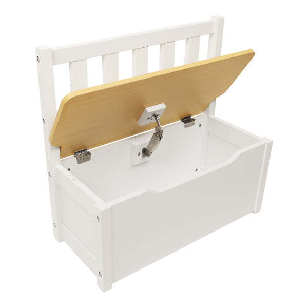 Set da tavola per bambini Lousame Legno di pino Naturale / Bianco [en.casa]