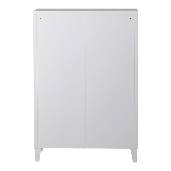 Armadio metallico Oripää - 110x75x33cm - Bianco