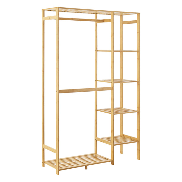 Appendiabiti Eurajoki 139x100x40 cm Bambù Naturale [en.casa]