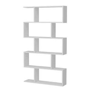 Libreria Hillerød con 5 scomparti Bianco [en.casa]