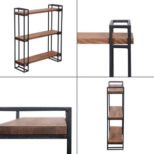 Mensola da parete Falster in legno di pino, tinto [en.casa]