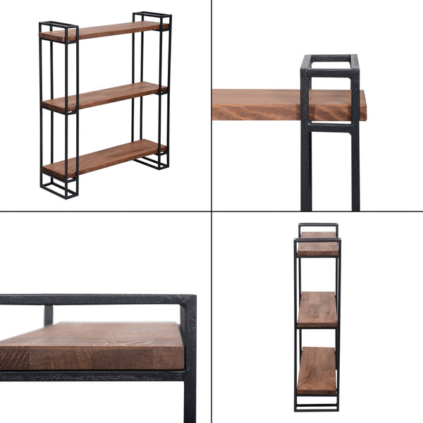 Mensola da parete Falster in legno di pino, tinto [en.casa]